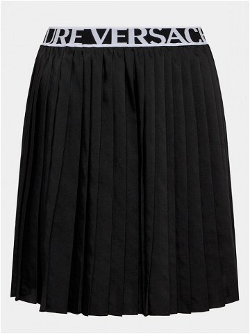 Versace Jeans Couture Plisovaná sukně 74HAE820 Černá Regular Fit