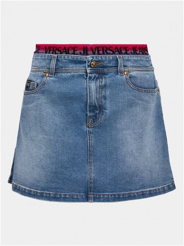 Versace Jeans Couture Mini sukně 74HAE85B Modrá Regular Fit