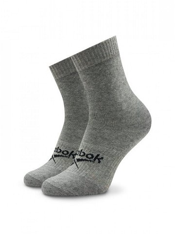 Reebok Klasické ponožky Unisex Active Foundation Quarter Socks GI0076 Šedá