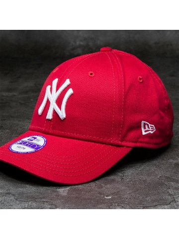 New Era K 9Forty Child Adjustable Major League Baseball Basic New York Yankees Cap Scarlet White