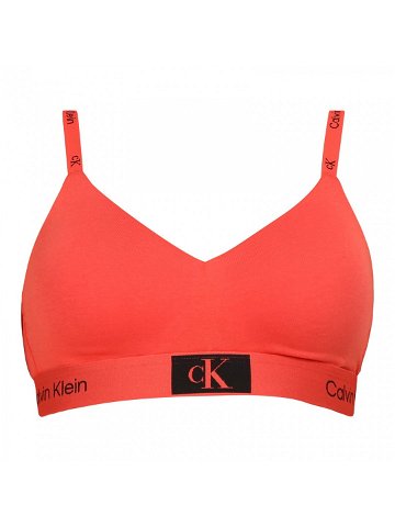 Dámská podprsenka Calvin Klein červená QF7218E-97A S