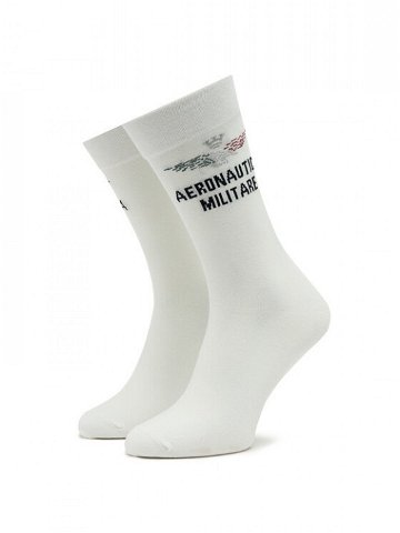 Aeronautica Militare Pánské klasické ponožky 231CZ011L499 Bílá