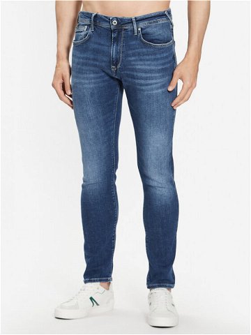 Pepe Jeans Jeansy Stanley PM206326HS6 Modrá Tapered Fit