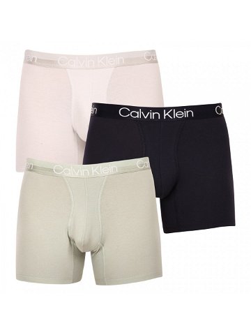 3PACK pánské boxerky Calvin Klein vícebarevné NB2971A-CBC XL