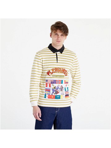 PLEASURES Championship Rugby Long Sleeve Creamy