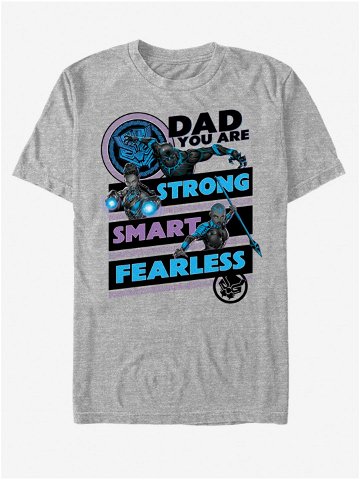 Šedé unisex tričko ZOOT Fan Marvel Panther Dad