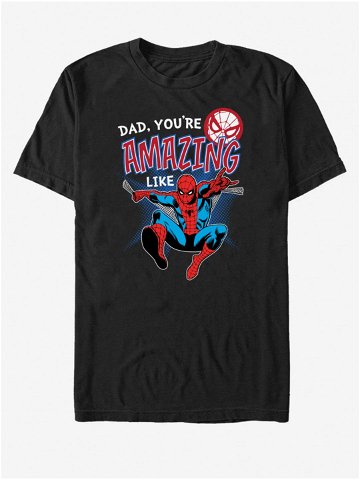 Černé unisex tričko ZOOT Fan Marvel Amazing Like Dad
