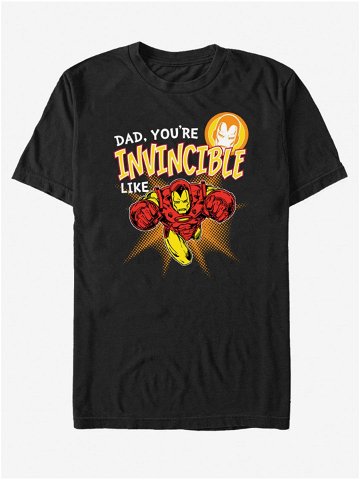 Černé unisex tričko ZOOT Fan Marvel Invincible like Dad