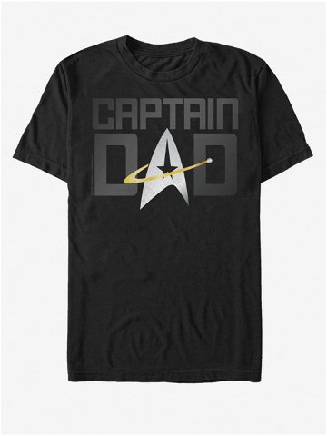 Černé unisex tričko ZOOT Fan Paramount Captain Dad