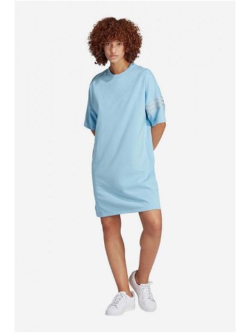 Šaty adidas Originals Adicolor Neuclassics Tee Dress mini oversize IB7308-blue