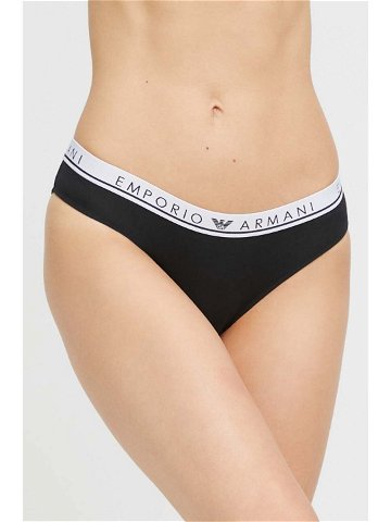 Kalhotky Emporio Armani Underwear 2-pack černá barva
