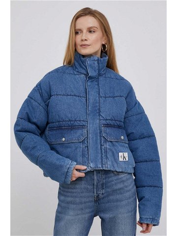 Džínová bunda Calvin Klein Jeans dámská zimní oversize