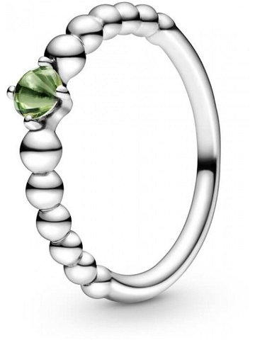 Pandora Stříbrný prsten pro ženy narozené v srpnu 198867C10 52 mm
