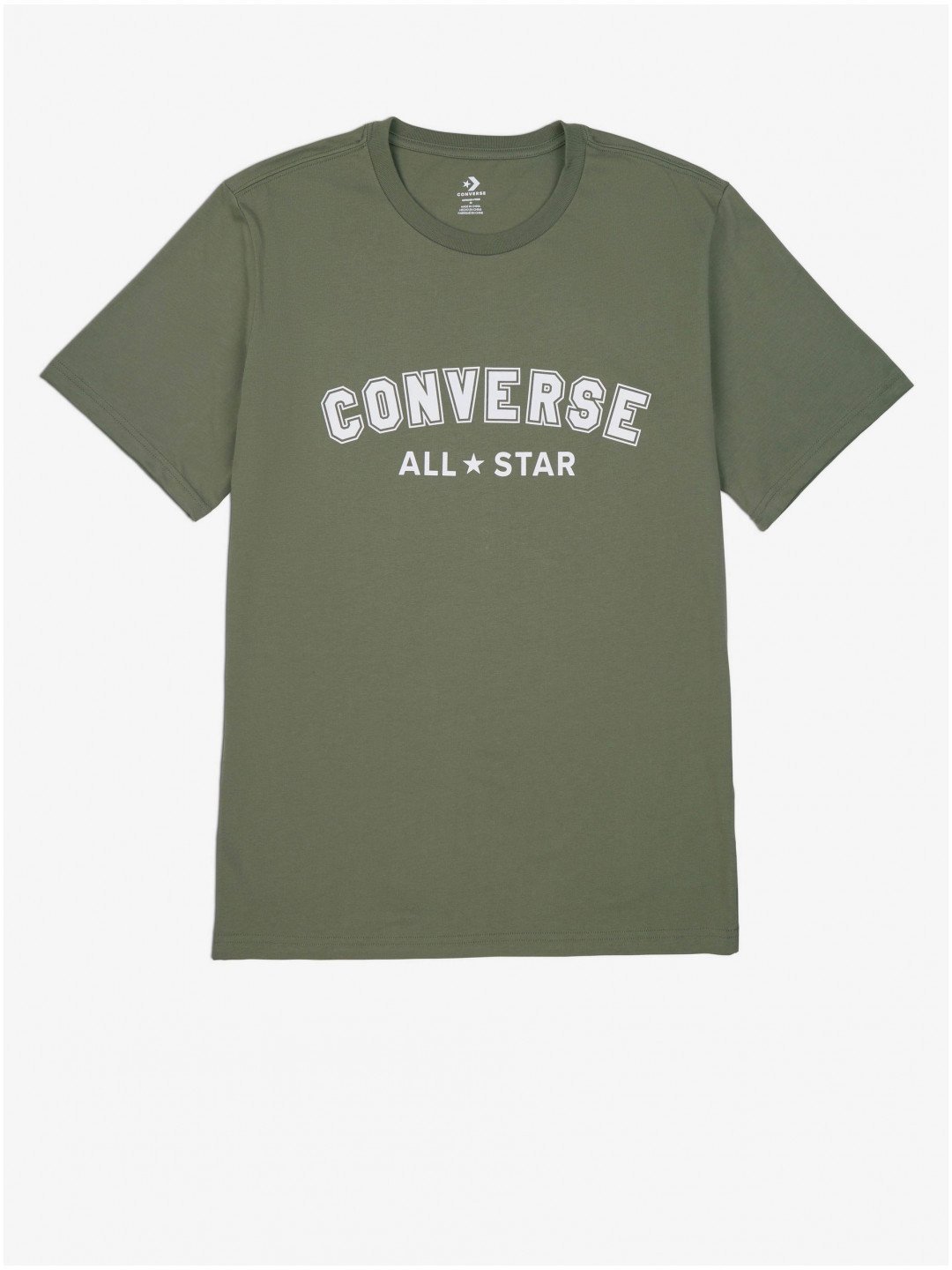 Khaki unisex tričko Converse Go-To All Star