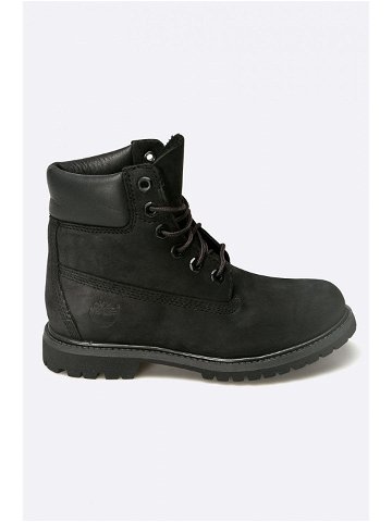 Nízké kozačky Timberland 6 quot Premium Boot dámské černá barva na plochém podpatku 8658A