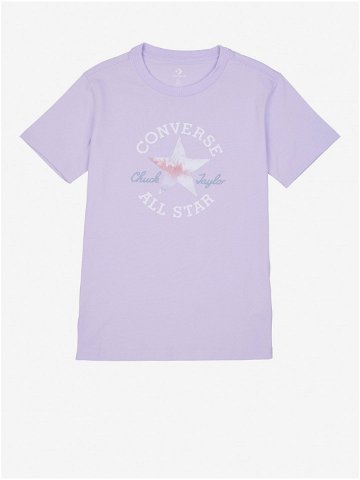 Světle fialové dámské tričko Converse