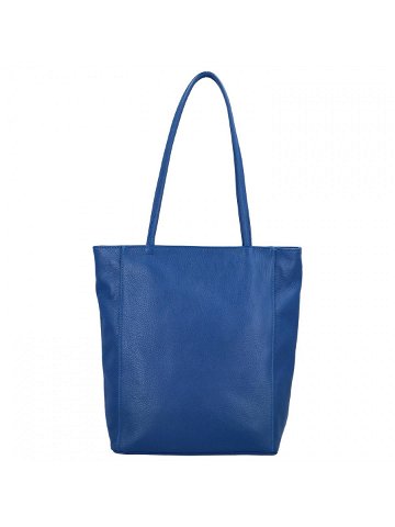 Dámská kožená kabelka přes rameno královsky modrá – ItalY Nooxies