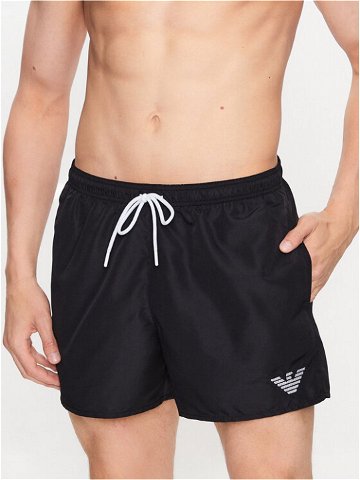 Emporio Armani Underwear Plavecké šortky 211752 3R438 00020 Černá Regular Fit