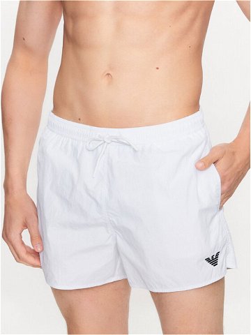Emporio Armani Underwear Plavecké šortky 211756 3R422 00010 Bílá Regular Fit
