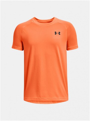 Oranžové sportovní tričko Under Armour UA Tech 2 0 SS
