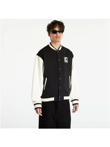 Karl Kani Og Fleece College Jacket Black Off White