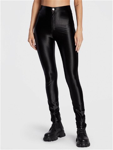 Glamorous Kalhoty z materiálu YH2505 Černá Slim Fit