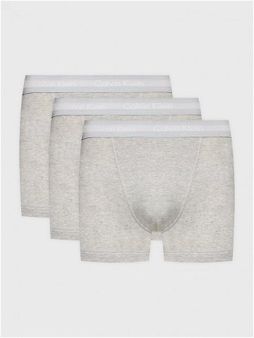 Calvin Klein Underwear Sada 3 kusů boxerek 0000U2662G Šedá