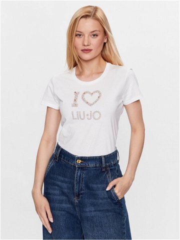 Liu Jo T-Shirt WF3076 JS923 Bílá Regular Fit