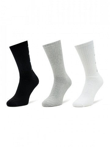 Kappa Sada 3 párů vysokých ponožek unisex 710069 Barevná