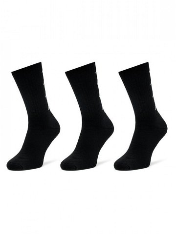 Kappa Sada 3 párů vysokých ponožek unisex 710069 Černá