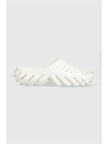 Pantofle Crocs Echo Slide bílá barva 208170