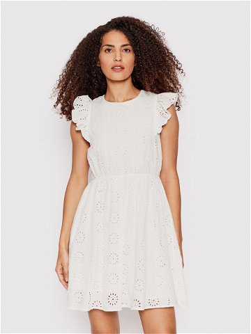 Vero Moda Letní šaty Naima 10263155 Bílá Regular Fit
