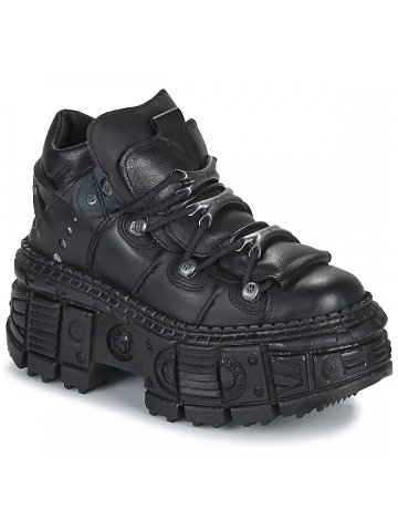 New Rock M-WALL106-S12 Kotníkové boty Černá