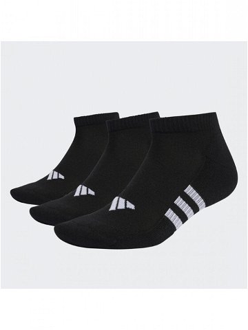 Adidas Kotníkové ponožky Unisex Performance Cushioned Low Socks 3 Pairs IC9518 Černá