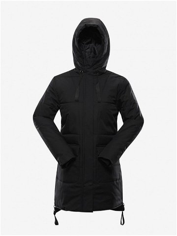 Černý dámský zimní kabát NAX KAWERA