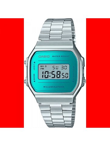 Casio A 168WEM-2EF Silver Turquoise