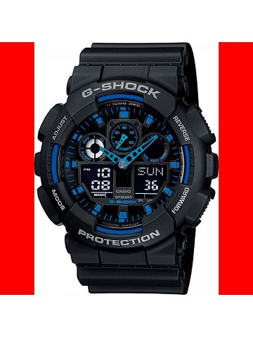 Casio G-Shock GA 100-1A2ER Black Blue