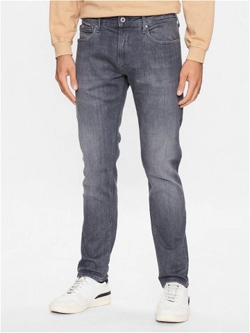 Pepe Jeans Jeansy Stanley PM206326 Šedá Taper Fit