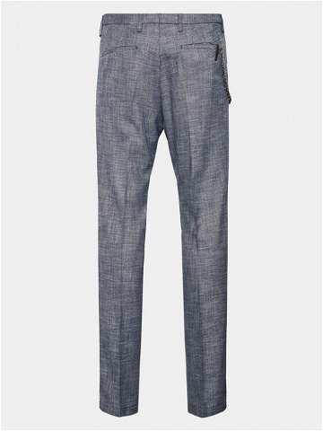 CINQUE Kalhoty z materiálu Cibravo 2140 Tmavomodrá Slim Fit