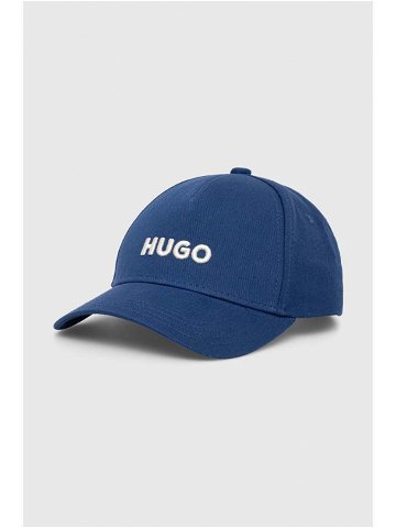 Bavlněná baseballová čepice HUGO s aplikací 50496033