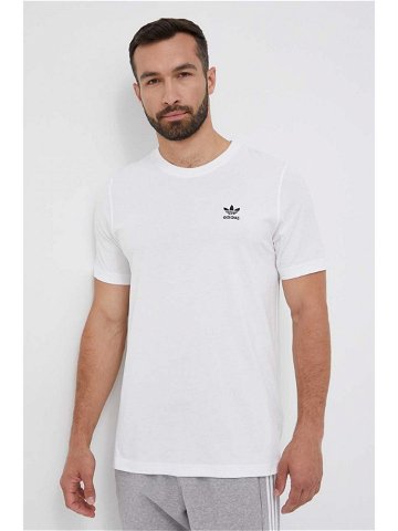 Tričko adidas Originals bílá barva s aplikací