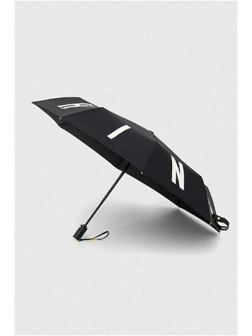 Deštník Moschino černá barva 8911 OPENCLOSEA