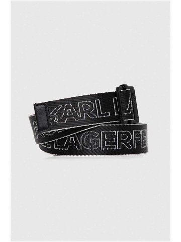 Pásek Karl Lagerfeld Jeans dámský černá barva