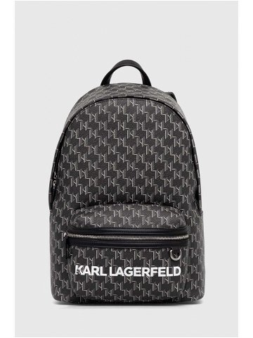 Batoh Karl Lagerfeld pánský černá barva velký vzorovaný