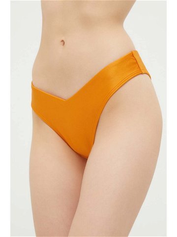 Plavkové kalhotky Abercrombie & Fitch oranžová barva