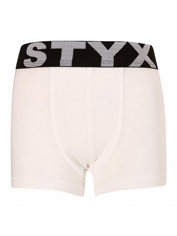 Dětské boxerky Styx sportovní guma bílé GJ1061 4-5 let