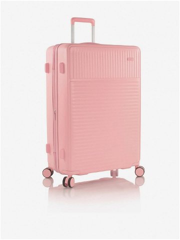 Růžový cestovní kufr Heys Pastel L