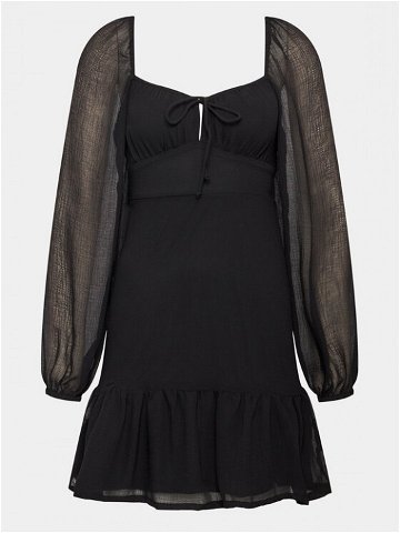 Gina Tricot Každodenní šaty 19320 Černá Regular Fit