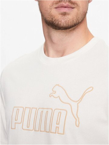 Puma T-Shirt Essentials Elevated 673385 Béžová Regular Fit