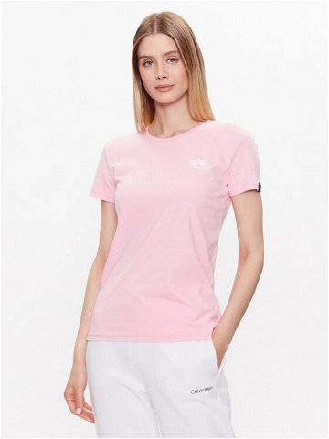 Alpha Industries T-Shirt Basic 196054 Růžová Regular Fit